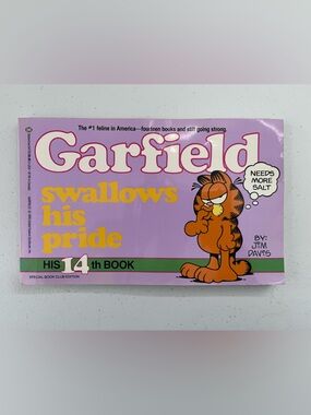 Vintage 1987 Garfield Comic Book Collectible